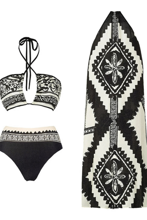 HARLEIGH BLACK BEACHWEAR