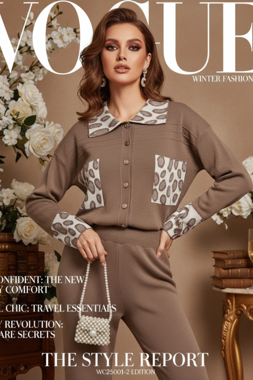 ARACELI LEOPARD PRINT WINTER CO-ORD